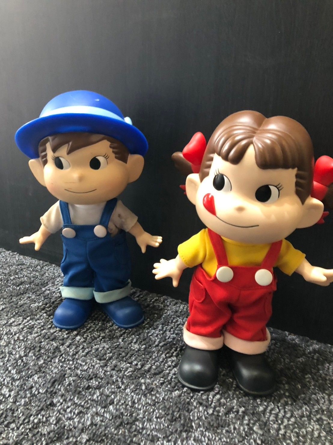 ペコちゃん　ぽこちゃん　不二家　フィギア　インテリア雑貨　希少品　置物　小物入れ ペコちゃん ポコちゃん 人形 不二家ペコポコおきがえセット ペコちゃん