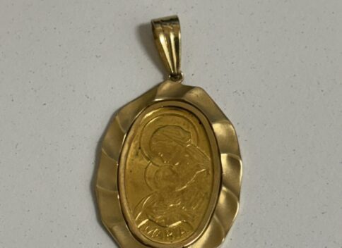 金貨付きネックレストップを買取いたしました！