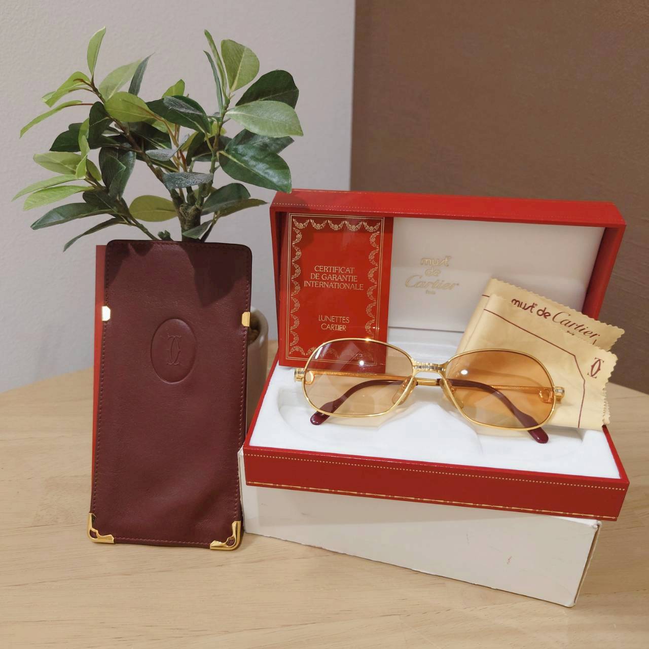 カルティエ Cartier】カルティエ トリニティ サングラス メガネを 