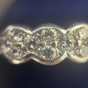 高級感のあるプラチナ ダイヤリング|こやし屋此花店