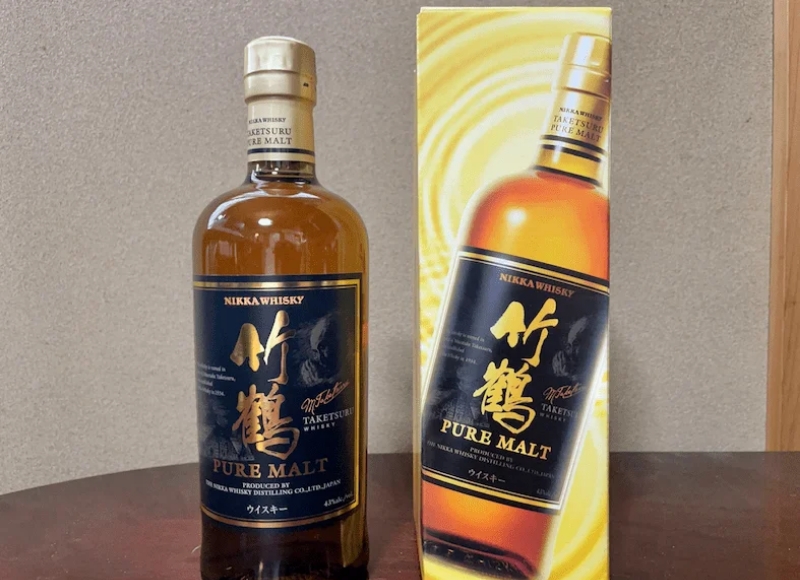 竹鶴ピュアモルトNVの旧ラベル